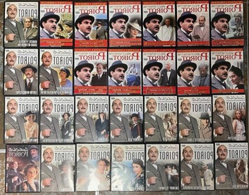 28xDVD  Wielcy detektywi Poirot 