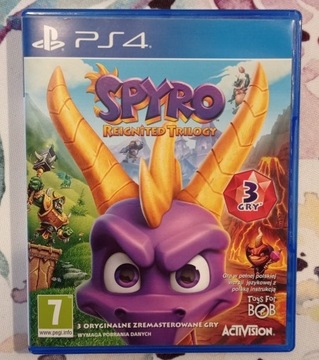 SPYRO REIGNITED TRILOGY - PS4 - DUBBING PL