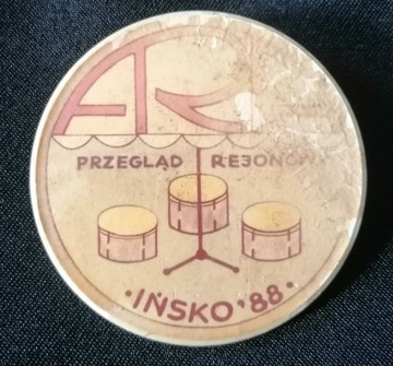 Przegląd rejonowy Ińsko '88 przypinka