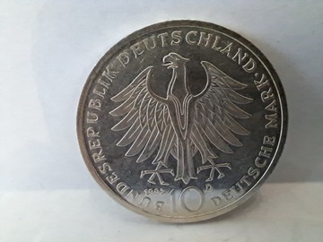  Srebrna moneta  10 marek  z 1992r
