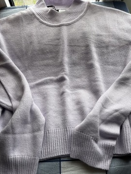 Sweter liliowy H&M rozmiar L