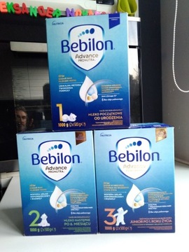 Bebilon Advance Pronutra 1.2.3.4. opakowania 1000g