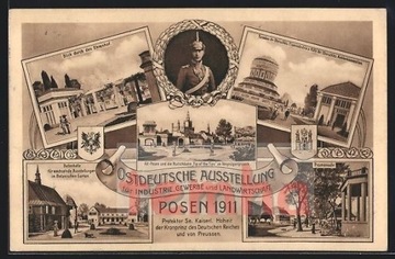 POZNAŃ Posen 1911 Wystawa Wschodnioniemiecka 