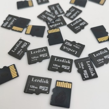 Lerdisk karta pamięci micro SD 128 MB 3 sztuki