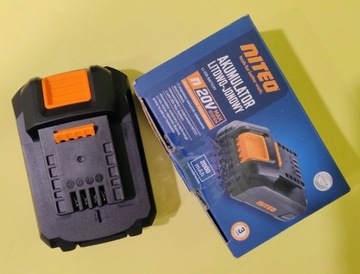 Akumulator NITEO 20V Max + ładowarka