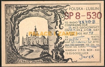 LUBLIN Stary zamek RADIO KLUB SP 8 - 530