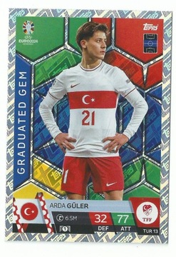 Match Attax EURO 2024 GULER TUR13