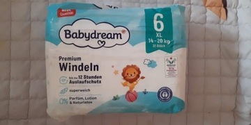 Babydream pieluszki XL 6, 14 - 20 kg 32 szt.