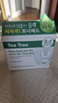 Nature republic tea tree toner pads Korea