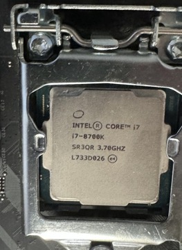 Na sprzedaż i7 8700k+ płyta główna z370 extreme4