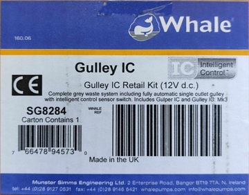 Whale Gulley IC Retail Kit (12V d.c.) W-SG8284