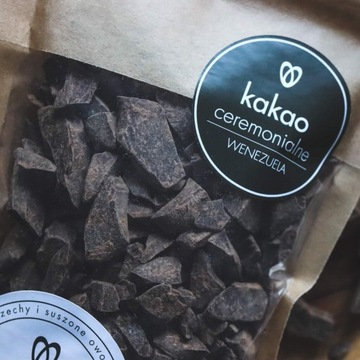 Kakao ceremonialne Bio Wenezuela 250 gramów Okazja