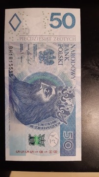 Banknot 50 zł 2017 BH1815555