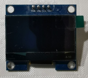 Wyświetlacz  1,3" I2C OLED biały Arduino