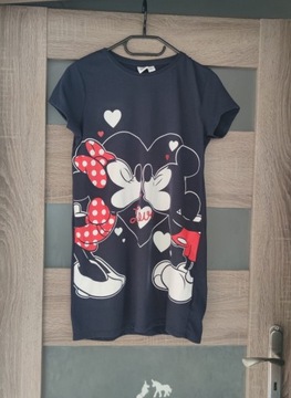 Sukienka t-shirtowa Myszka Mickey dla dziewczynki r. 146