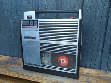 Telefunken 302 TS Magnetofon szpulowy, radio PRL