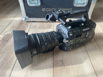 Kamera Sony FS7 II z case,obiektywem i akcesoriami