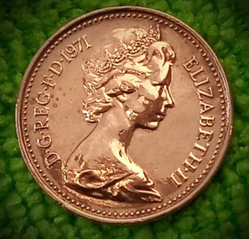 BRITANIA 1 New Penny 1971