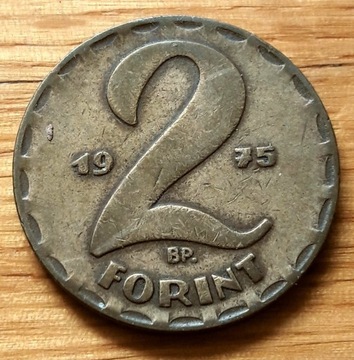 WĘGRY  -  2 forinty z 1975 r 