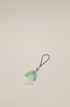 Zawieszka sea glass morskie szkło breloczek 