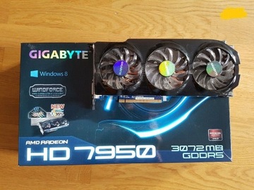 Gigabyte radeon hd 7950 3gb W najlepszy stanie!!