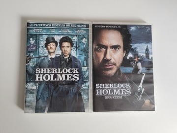 Filmy DVD Zestaw Sherlock Holmes 1-2 Komplet 