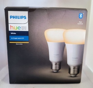 Philips HUE White 2x żarówka grzybek E27