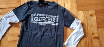 QUIKSILVER BLUZKA Z NADRUKIEM__128/134 7-8LAT