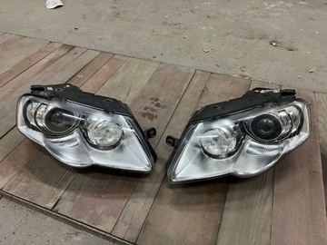 Lampy Vw passat B6 lift xenon skrętny 