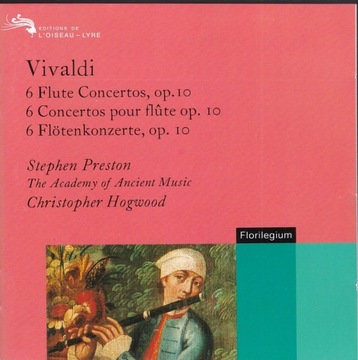 Vivaldi / 6 Flute Concertos / Preston , Hogwood