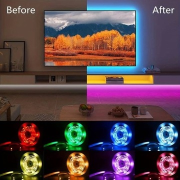 Światło LED 10m LED DIY Wiele Kolorów