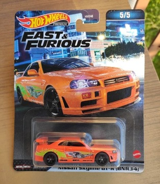 Hot Wheels Premium - Nissan Skyline GT-R (BNR34)