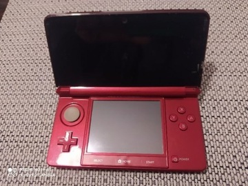 Nintendo 3DS Metaliczny Czerwony + kabel USB