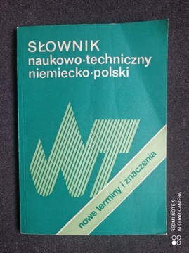 Słownik naukowo-techniczny niemiecko-polski