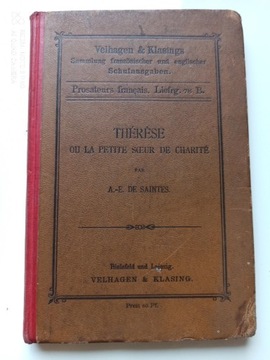 Therese ou la petite soeur de Charite A.E.Saintes 