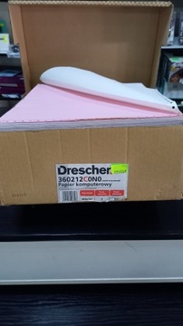 Papier komputerowy składanka Drescher 360x12"x 1+1