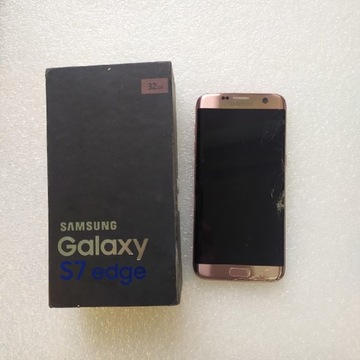 USZKODZONY Samsung Galaxy S7 Edge z pudełkiem 32GB