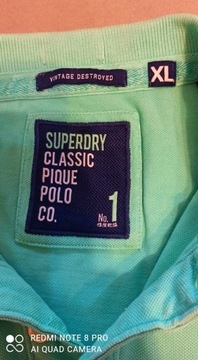 Superdry, Super Dry, koszulka polo, t-shirt, L, XL