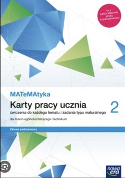 Matematyka 2 zakres podstawowy - karty pracy