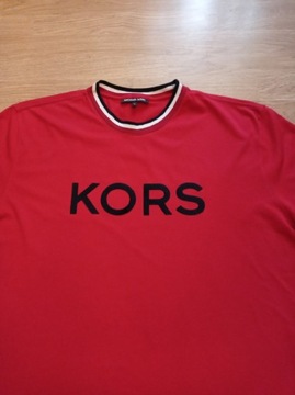 Michael Kors - czerwony T-shirt 
