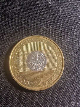 Moneta 2 zł 2000 przełom tysiącleci 