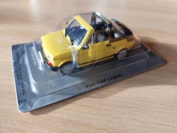 Kultowe Auta PRL Fiat 126p Cabrio (1/43)