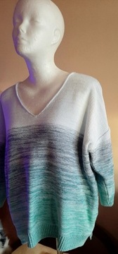 damski sweter asymetria, 48