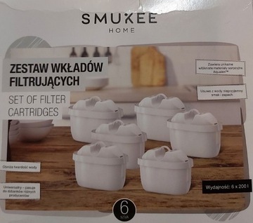 Filtry smukee UNIMAX 6 szt (pasują do Dafi unimax)