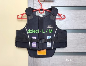 Kamizelka ochronna jeździecka - DMS - rozmiar L/M dla dzieci