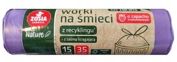 Worki na śmieci Zosia Samosia 35l 15 szt.