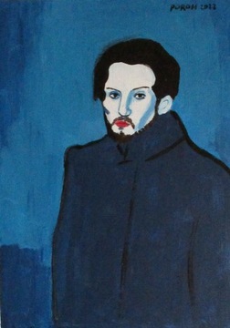 Autoportret,  Pablo Picasso, 21x29,7