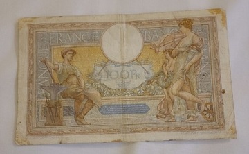 Banknot, Francja, 100 Frankow, 1937