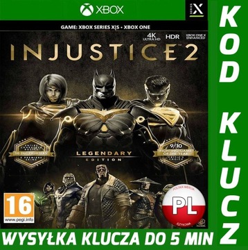 Injustice 2  Legendary Edition XBOX ONE S /X KLUCZ