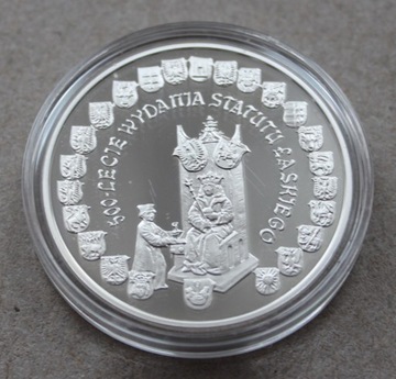 10 zł, 2006 rok, 500 - lecie Statutu Łaskiego